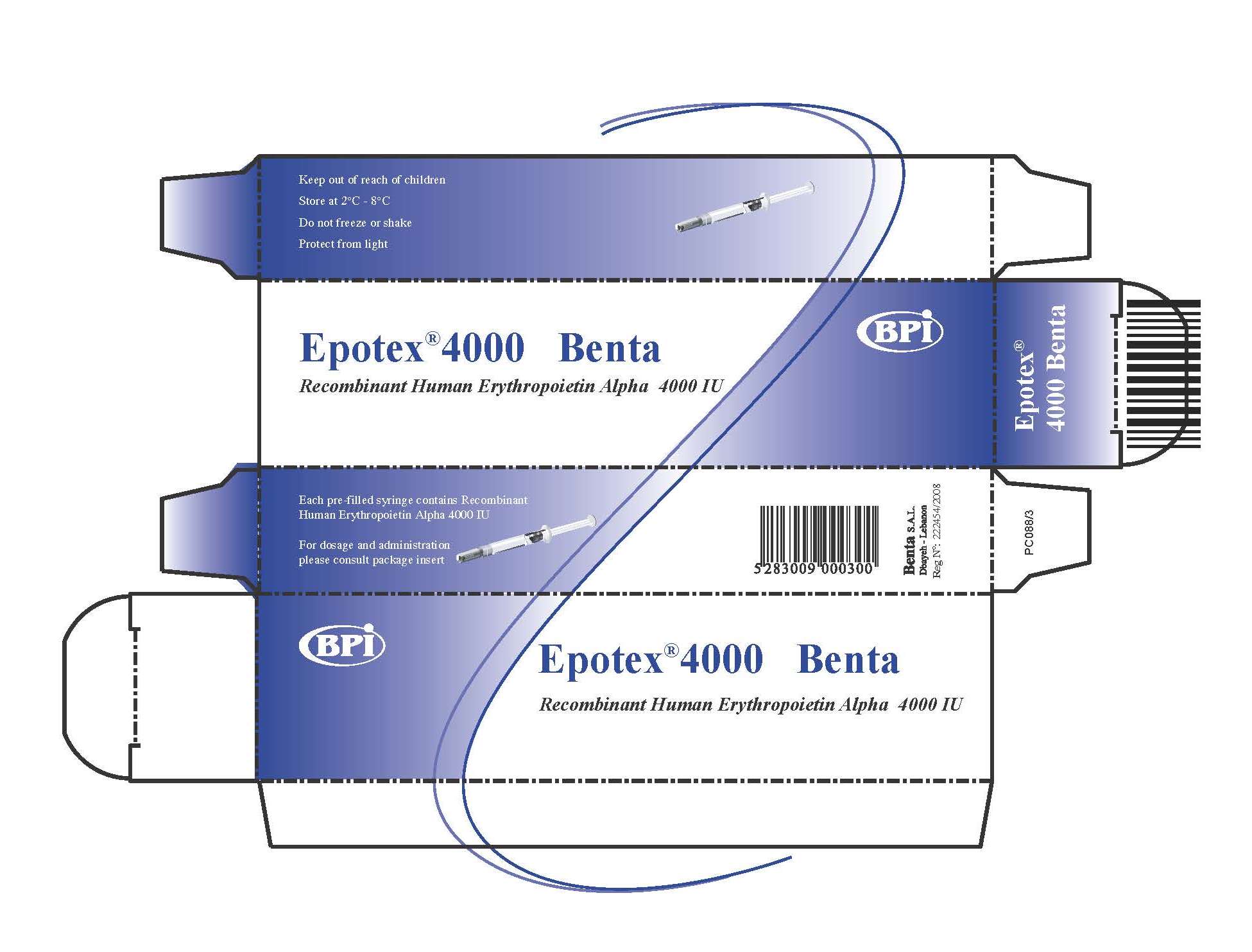 Epotex 4000IU